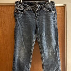 Y2K capri jeans